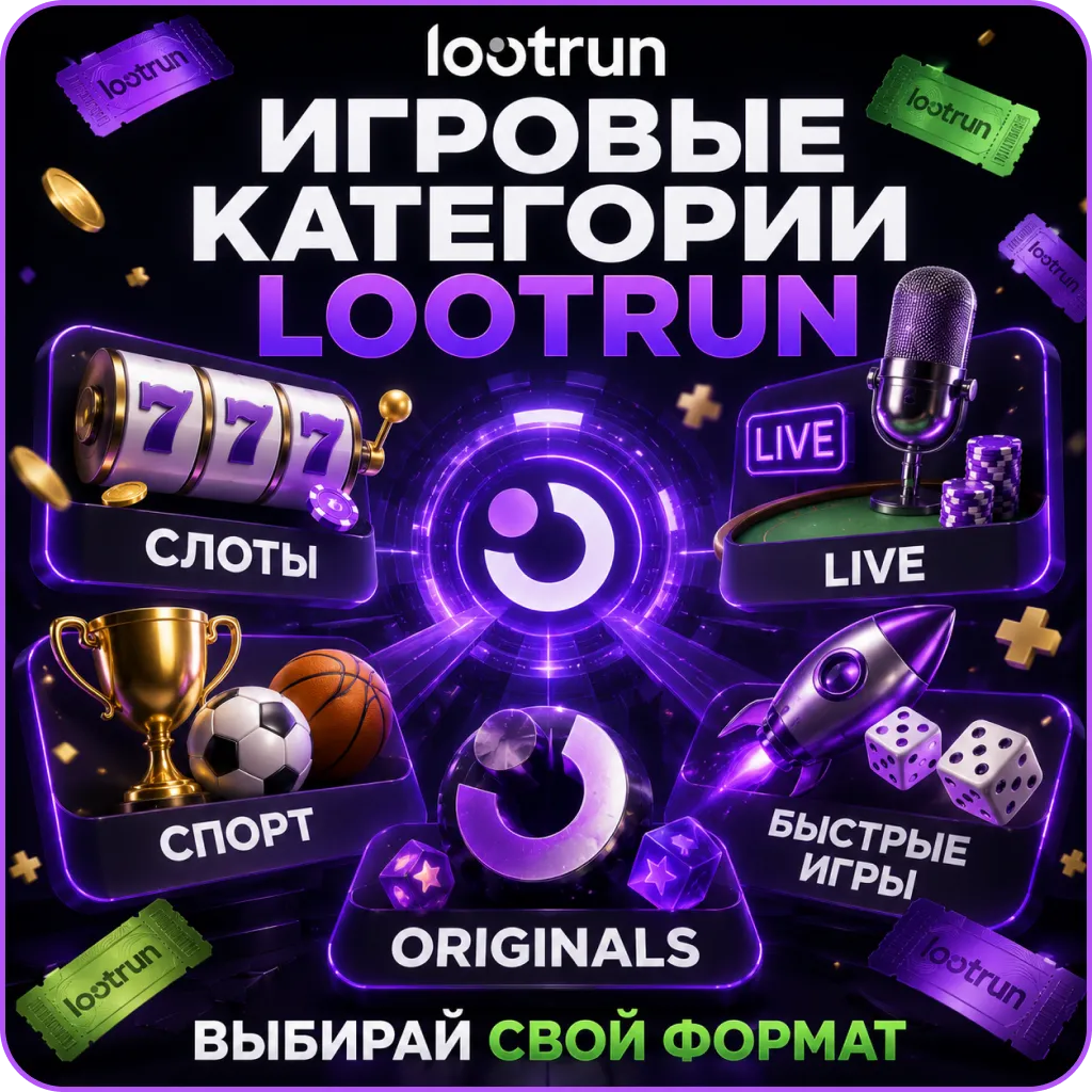 Категории активностей в казино лутран